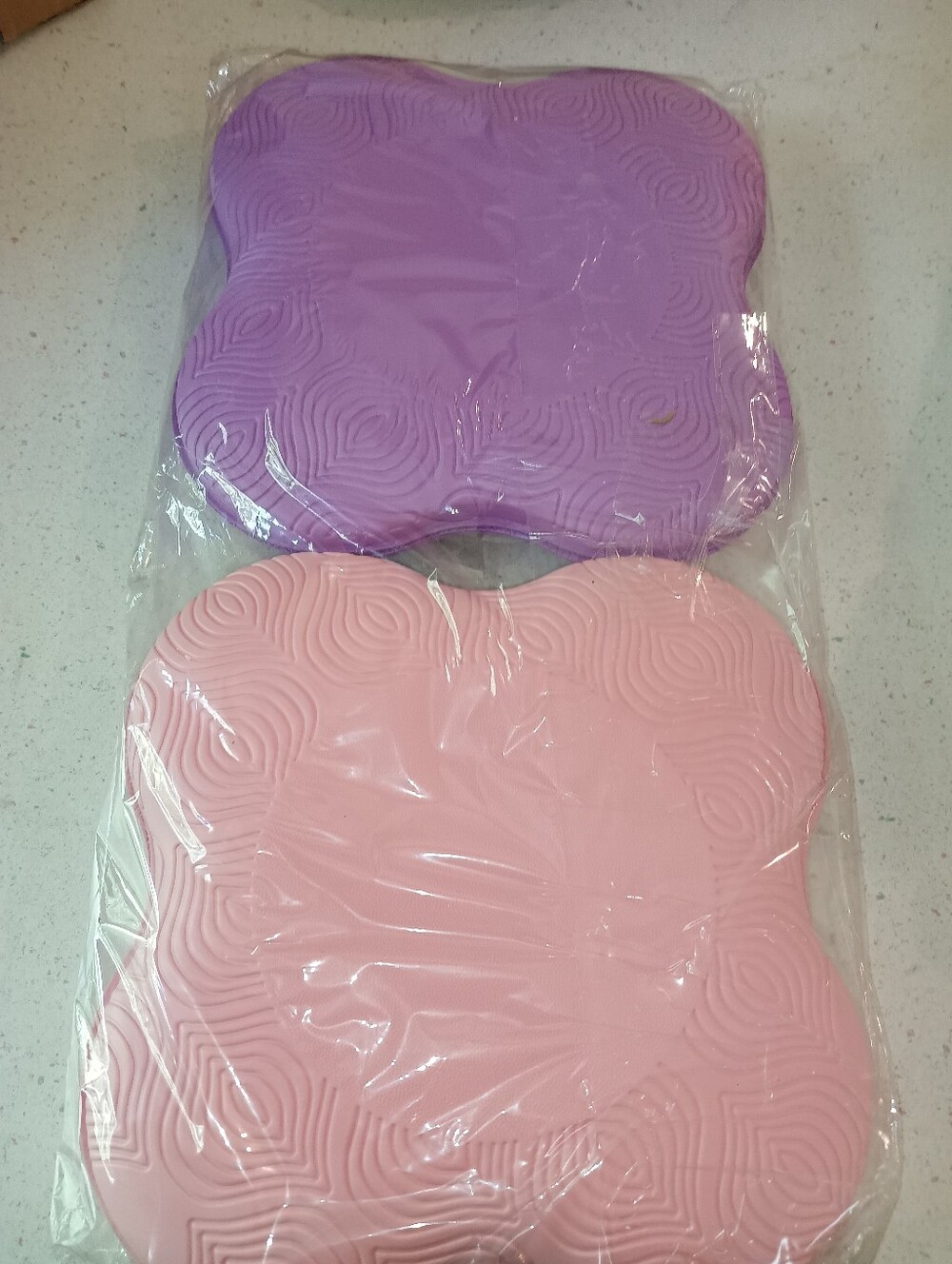 Silicone Gardening / Bath Knee Pads - Pink & Purple Duo
